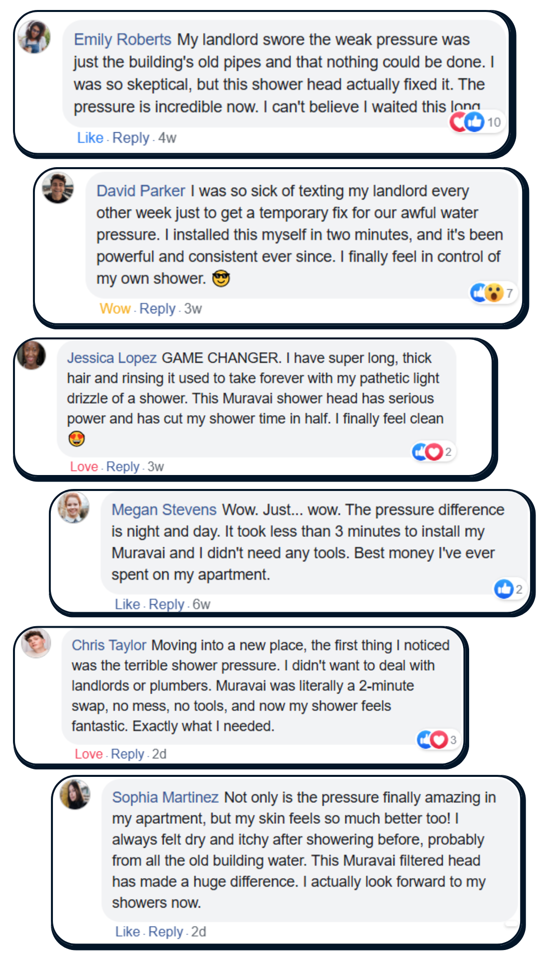 Trust indicators for Muravai customers and reviews.